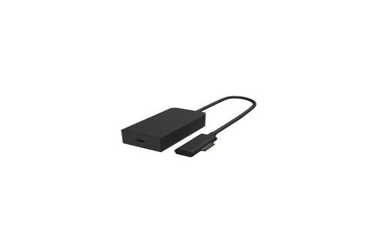 Microsoft HVU-00003 Surface Connect USB-C Cable Adapter Black – Adapter for Cable (Surface Connect, USB-C, Black)