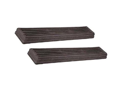 Corner Safe Rubber End Caps Rubber Pad Dollie Part 18" x 3" Rubber Brown or (2)