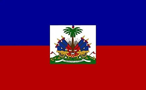 Perfectflags Haiti State Flag 5ft x 3ft Large - 100% Polyester - Metal Eyelets - Double Stitched