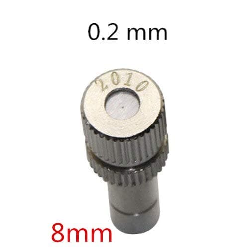 Munkyte 5 Pcs Misting Nozzles Slip-Lock Quick-Connect Low Pressure Atomization Spray Nozzle Gareden Sprinklers 6mm, 8mm (B1)