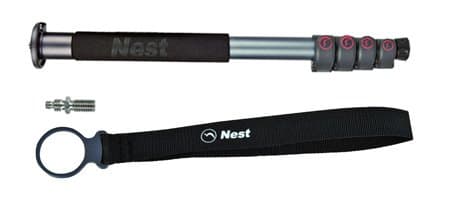 Nest NT-129A Lightweight compact camera Monopod with clip lock legs