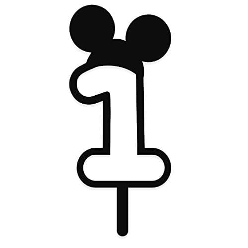 Number one mickey mouse cake topper-first birthday