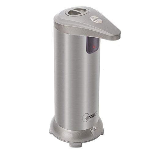 Chunnuo Soap Dispenser 3.0, Touchless Automatic Soap Dispenser, Infrared Motion Sensor Stainless Steel Dish Liquid Handsfree Auto Hand Soap Dispenser for Kitchen and Bathroom(Newest Version)