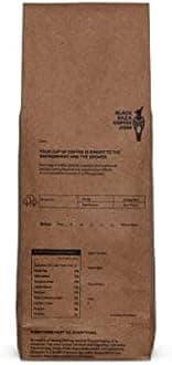 Black Baza Coffee, Loris, Dark Roast, Freshly Roasted, Organic, 100% Arabica (Medium Fine Grind, 500 grams)