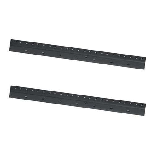Raxxess 7U Rack Rail, 1 Pair, Black