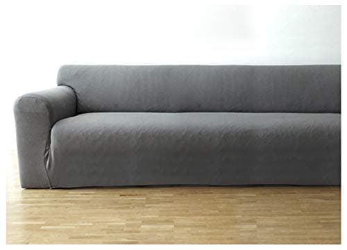 Bellboni - Elastic Couch Covers, Sofa Covers, bi-Elastic Stretch Covers, slipcovers to fit Many Popular Three-Seater Sofas, Grey