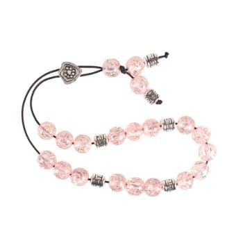 Worry Beads - Classic - Pink with Sparkles