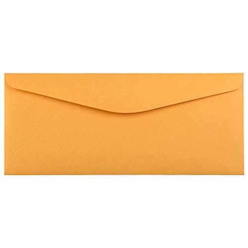 JAM PAPER #11 Envelopes - 4 1/2 x 10 3/8 - Brown Kraft Manila - 25/Pack