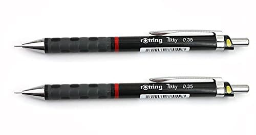 Tikky 0.35 mm Mechanical Pencil Wth Colour Coding - 1904694 Black - 2 Pieces