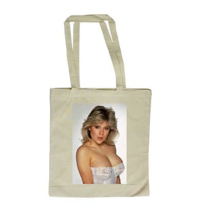 Samantha Fox former page three topless model. - Long Handled Shopping Bag