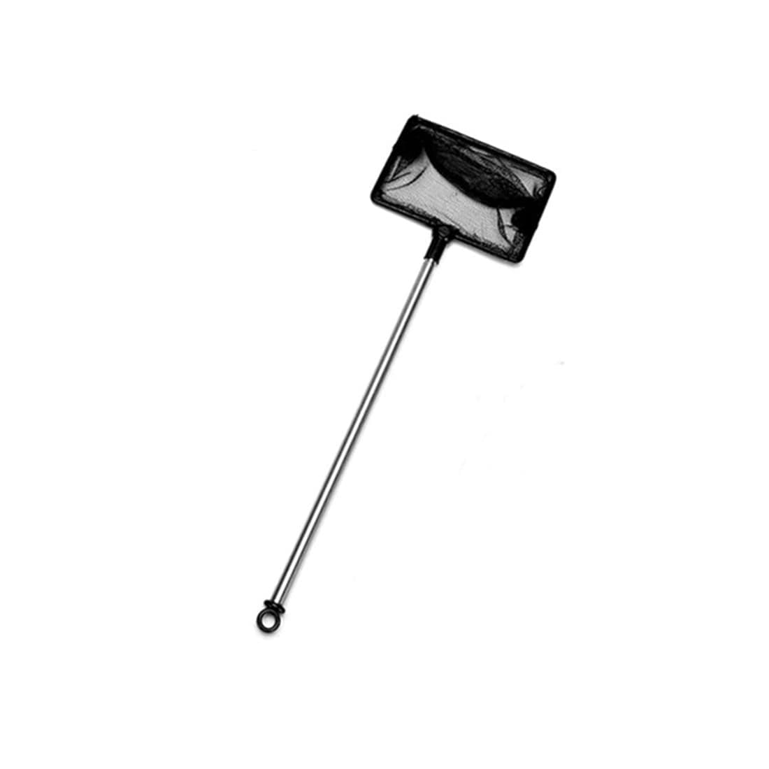 Fish Net for Fish Tank,2.5 Inch Deep Mesh Scooper with Extendable Handle up to 15.7 Inches Long Large Scoop, Telescopic Pond Skimmer Nets for Cleaning Tanks as Aquarium Accessories