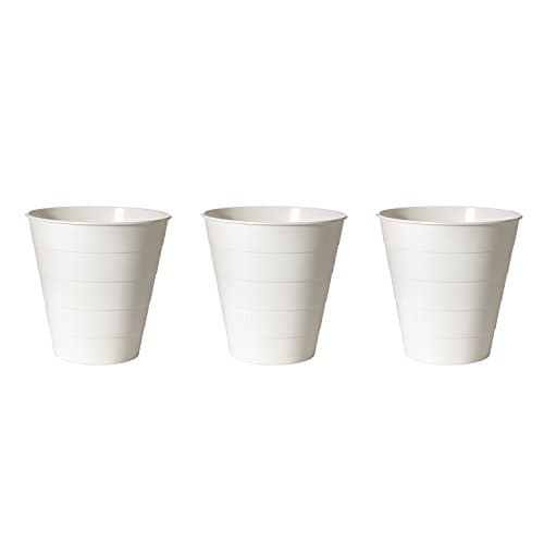 IKEA Fniss Trash Can Bin White 602.954.39 Set of 3 Bins