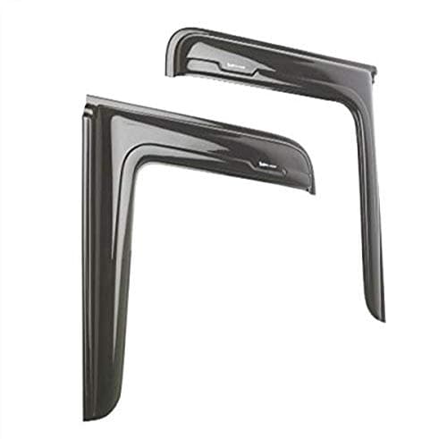 Belmor VL-841-1 Smoke Ventvisor Side Window Deflector for 1996-2010 Kenworth T2000 Sloped Hood