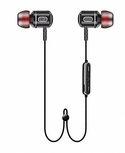 Freesolo S8 Wireless Bluetooth 4.1 In-Ear Noice Isolating Headphone with Mic & Controller (Black)
