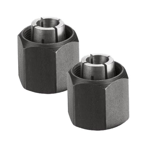 Bosch 1617EVS/1613AEVS Router (2 Pack) 3/8" Collet & Nut # 2610906287-2PK