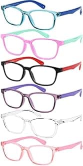 Yogo Vision Blue Light Blocking Glasses for Kids UV Protection Girls Boys Blue Light Glasses Anti Eyestrain