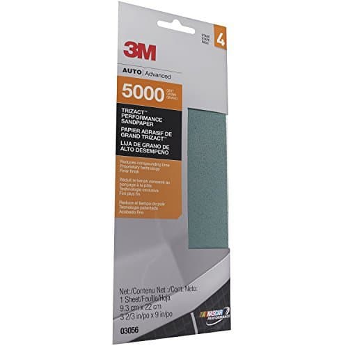 3 M (3056) Trizact 3 – 2/3 X 9 5000 Grit Performance Sandpaper by Trizact