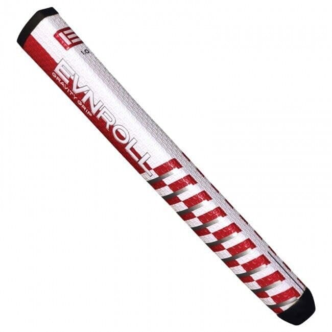 New 1.0 Gravity Red/White/Grey Midsize 123g Putter Grip