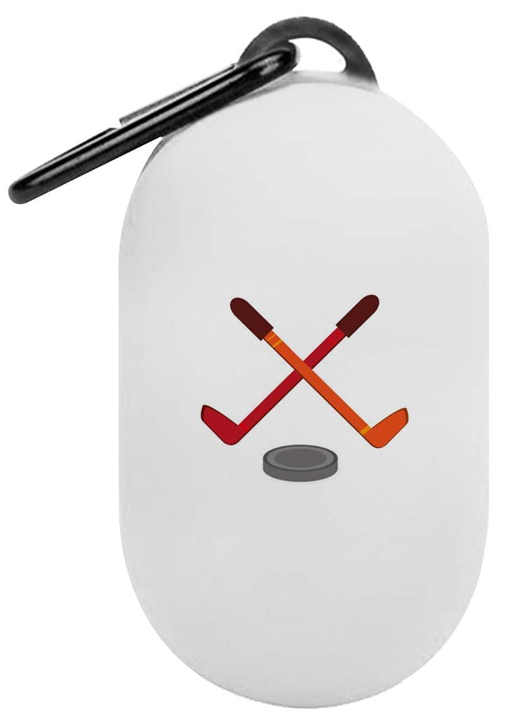 Galaxy Buds + Plus Case, Silicone TPU Cute Accessories Holder Case Cover Skin Keychain Compatible with Samsung Galaxy Buds + Plus Sports Ice Hockey