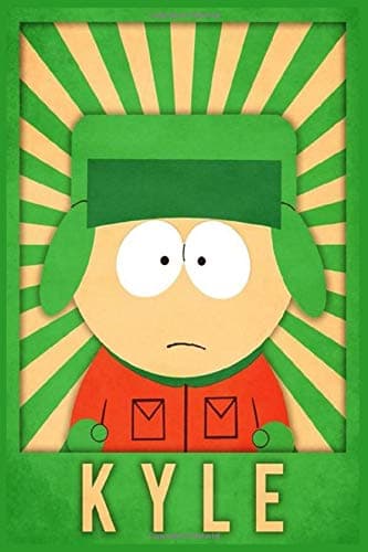 Kyle: South Park notebook, journal 100 lined pages, 6x9''