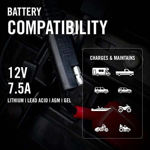 Battery Tender Ring Terminal Harness Accessory Cables 25 Pack - 18 inch Cord Adapter with SAE Quick Disconnect - Easy Quick Convenient for Motorcycles, Cars, ATVs and More - 081-0069-6-J25