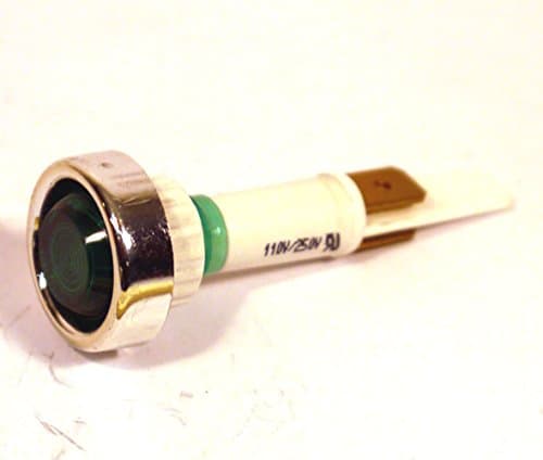 VBM Vibiemme Domobar control light, green with chrome