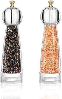 Acrylic Salt Pepper Grinder Set