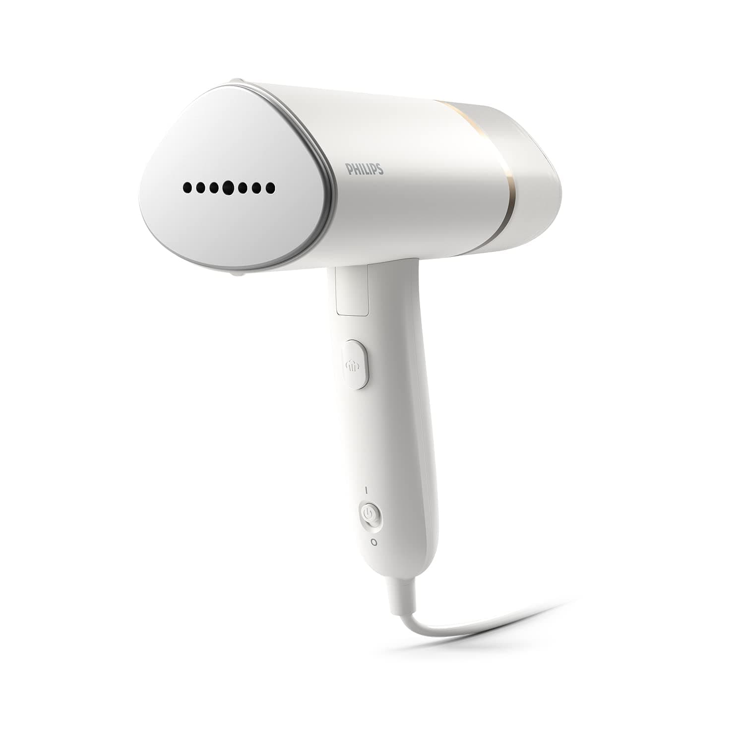 Philips 3000 Series Handheld Steamer, Compact and Foldable, 1000W Power, Up to 20g/min Steam, Ready in 30 Seconds, Safe for All Fabrics, No Ironing Board Needed (STH3020/16)
