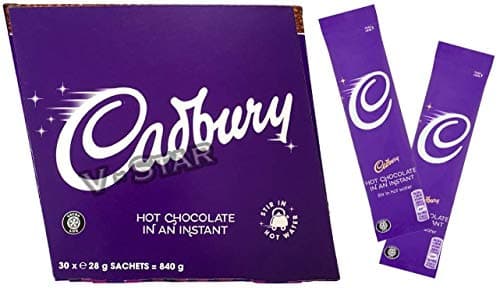 ( 30 Pack ) Cadbury Instant Hot Chocolate 28g