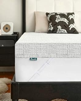 Mattress Topper Kingsize Bed Thick, King Firm Mattress Topper for Back Pain Relief