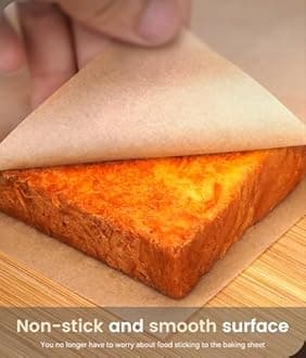 200 Pcs Parchment Paper Sheets, Unbleached Baking Parchment Sheets for Baking, 12x16 Inch Non-Stick Pre-cut Baking Paper Liners for Oven, Airfryer, Steam - Fit for Half Sheet Pans