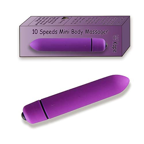 10 Speed Waterproof Mini Bullet Shape Personal Tool Vibration Massage Toy - Purple