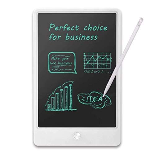 Cutiecute 8.5 Inch LCD Writing Tablet, E-Writer Smart Paper Electronic Drawing Board Graphic Tablets with Memory Lock, Handwriting Paperless Notepad, Suitable for Home Job School Office (White)