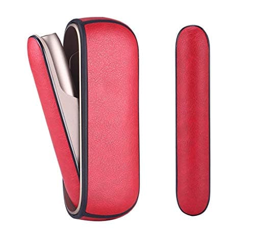 for IQOS 3.0 Case Protective Holder Portable PC Pocket Protector Professional Anti Scratch Cover Side Cover Full Case (Red)