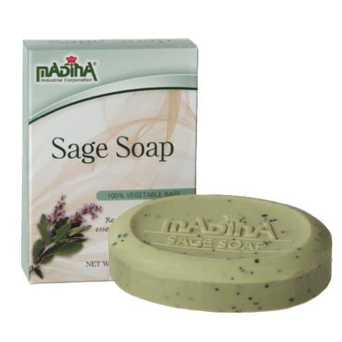 Madina African Sage Soap - 100% Vegetable Based - Natural Deodorizer