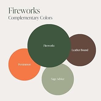 Country Chic Paint Chalk Style - for Furniture, Home Decor, Crafts - Eco-Friendly - All-in-One - No Wax Needed (Pint (16 oz), Fireworks)