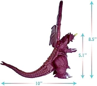 TwCare Set of 2 Monster Ultima vs Destoroyah Singular Point vs Destroyah Figure King of The Monsters Toys, Movable Joints Action Movie Dragon Dinosaur Series Soft Vinyl, Carry Bag