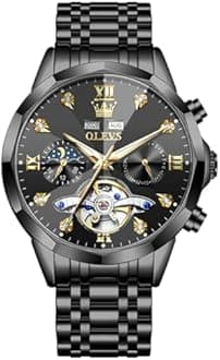 OLEVS Automatic Watches for Men Black