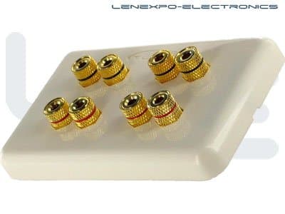 Atlona Wall Plate for 4 Speakers