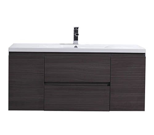 Morenobath Mob 48 in. Wall Mounted Single Sink Bathroom Vanity