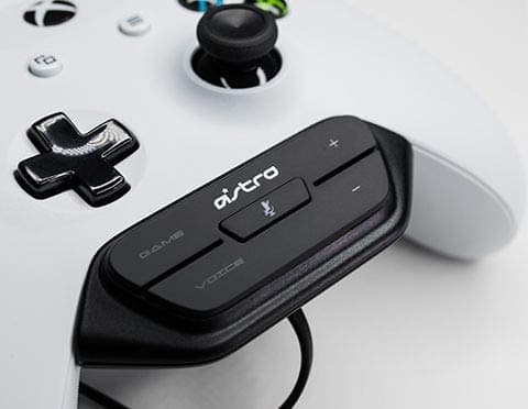 IENZA Bundle: AstroMixAmp M60 Cable Cord Adapter for Xbox One Audio/Chat Using AstroA10 or A40 Gaming Headset with Free IENZA Mic Windshield Cover (NOT for PS4)