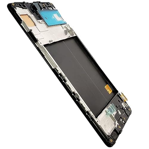 Screen Replacement LCD Display Touch Digitizer Assembly with Frame for Samsung Galaxy A51 4G 2019 A515 A515U1 A515U A515A SM-A515F SM-A515U 2019 Black+Tools