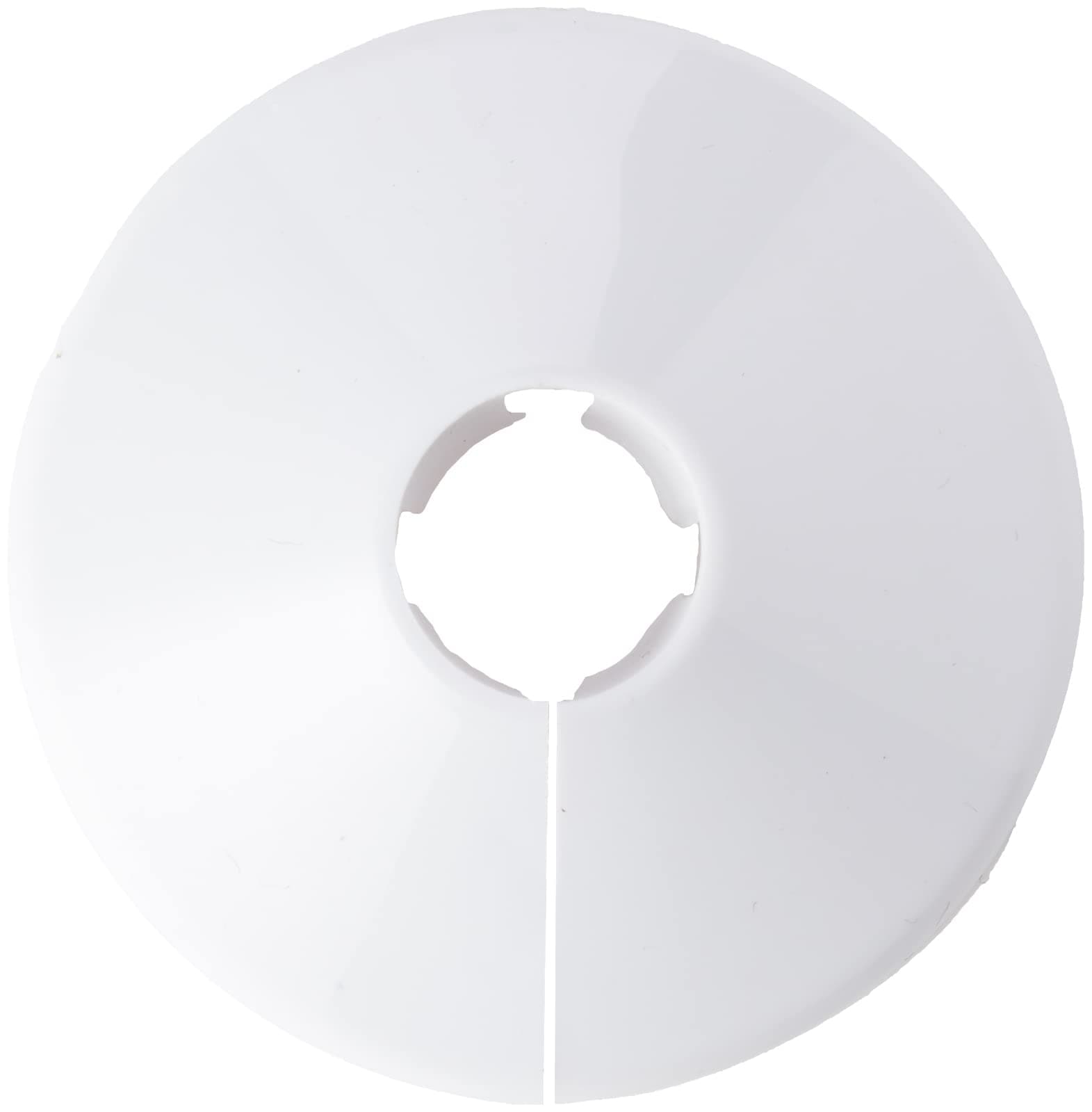 PLUMB-PAKPPS444-8AMZ Pipe Collars, White, 1-Pack, Set of 8 Pieces