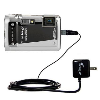 Gomadic High Output Home Wall AC Charger Designed for The Olympus Stylus Tough 8010 with Power Sleep Technology - Intelligently Designed with Gomadic TipExchange