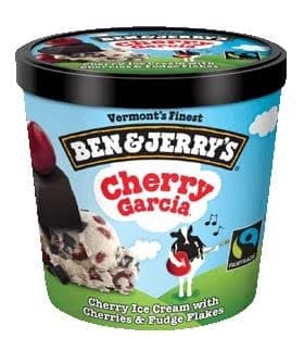 4 oz Mini Cup Ice Cream Pack of 12 (Cherry Garcia)