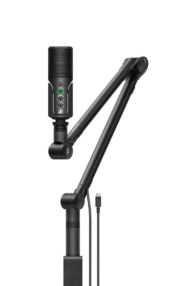 – Sennheiser Profile Streaming Set with USB Mic, Boom Arm and Pouch | Plug & Play Design, for Podcasting & Streaming | Cardioid Condenser Capsule | 3m USB-C Cable Included | Black (700100)