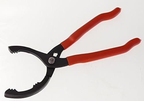 #702 12″ Pro Oil & Fuel Filter Pliers – Large Capacity 2″-5.5″ Opening, 12-inch Long Handles for Leverage, No-Slip Right-Angle Teeth, Car & Truck Maintenance Tool