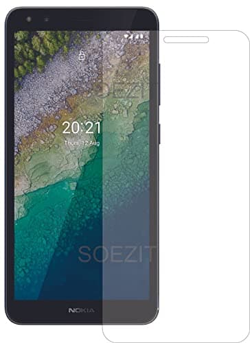 Cassby Scratch Proof Tempered Glass for Nokia C01 Plus (Transparent) Edge to Edge with Easy Installation Kit