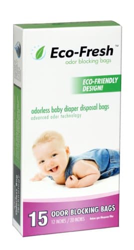 Baby diaper disposal bags