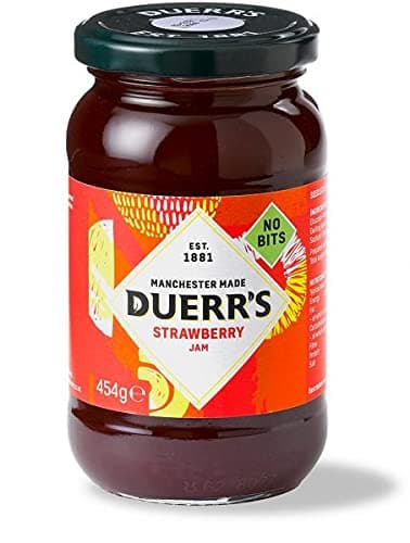 Duerr's Strawberry Jam Jar 454g, White